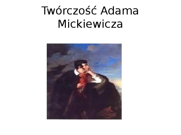 Biografia Adama Mickiewicza - Slide 12