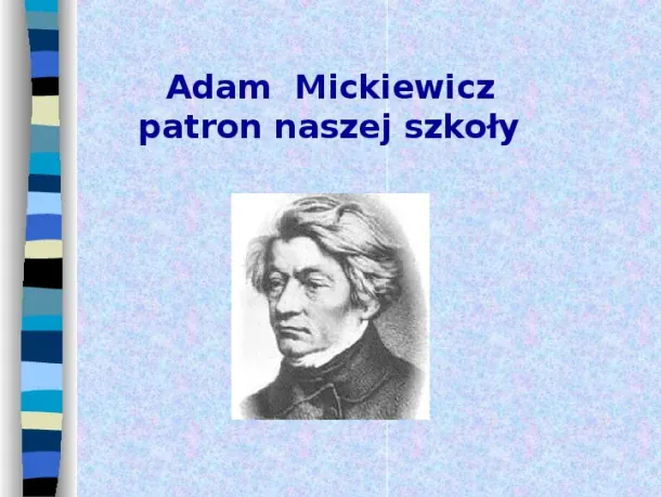 Adam Mickiewicz - Slide pierwszy
