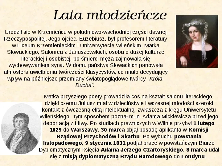 Juliusz Słowacki - Slide 3