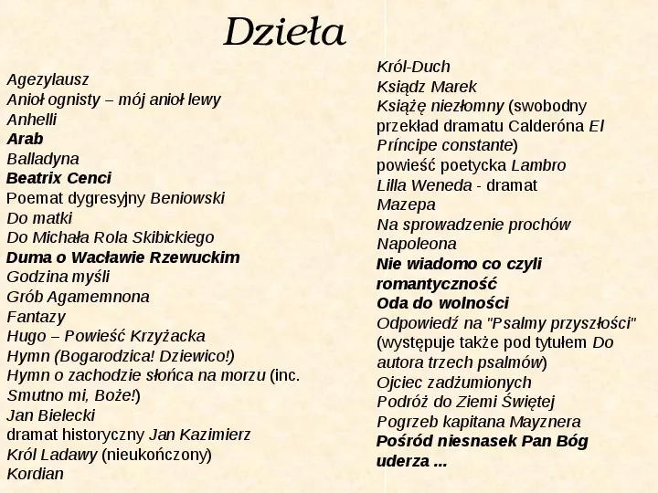 Juliusz Słowacki - Slide 8