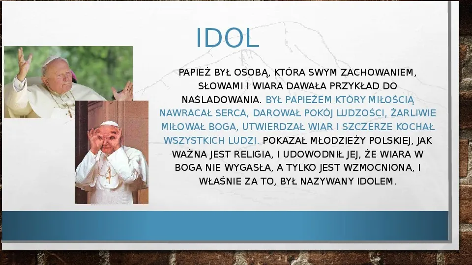 Jan Paweł II od A do Z - Slide 19