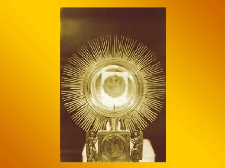 Cuda eucharystyczne - Slide 6