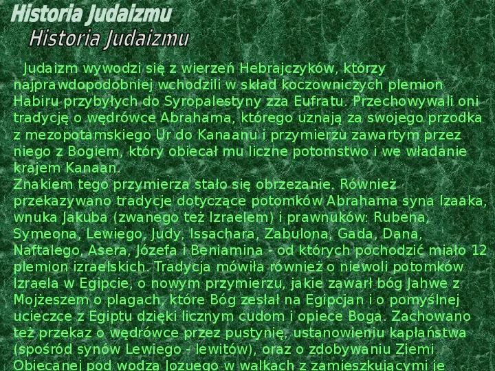 Judaizm - Slide 3