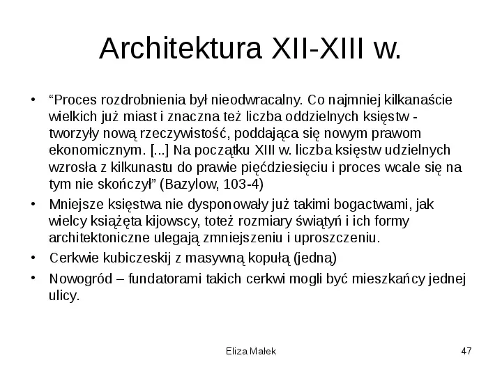 Staroruska architektura sakralna - Slide 47