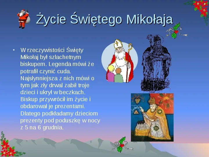 Historia o Świętym Mikołaju - Slide 4