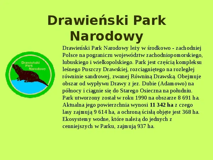 Najważniejsze Parki Narodowe w Polsce i na Świecie - Slide 12