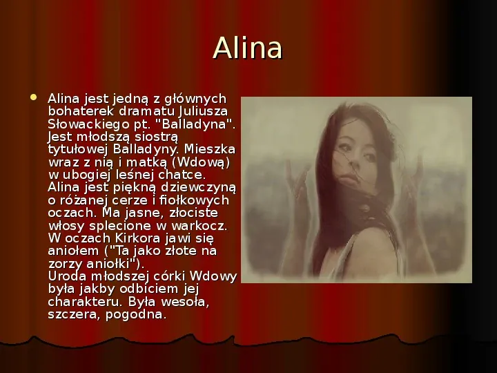 „Balladyna” Juliusz Słowacki - Slide 6