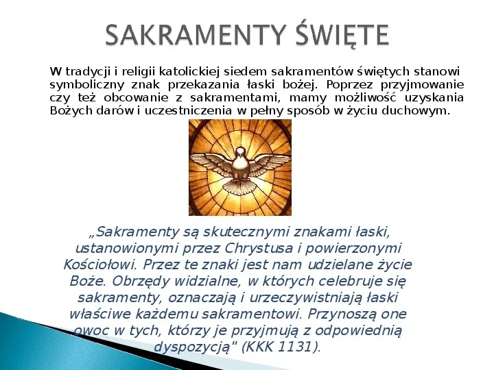 Sakramenty święte - Slide 3