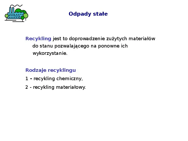 Odpady przemysłowe stałe - Slide 5