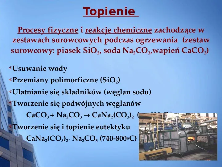 Składy chemiczne szkieł przemysłowych - Slide 4