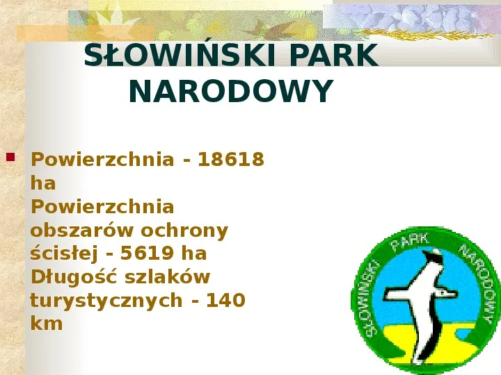 Parki Narodowe Bogactwo naturalne Polski - Slide 20