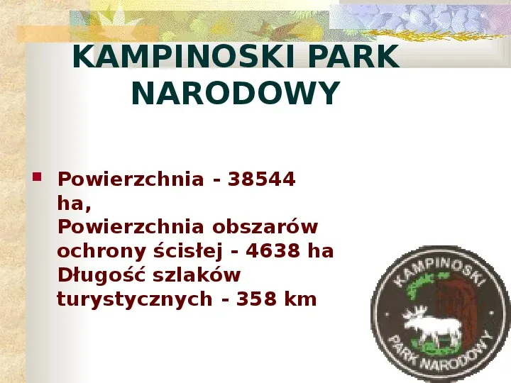 Parki Narodowe Bogactwo naturalne Polski - Slide 8