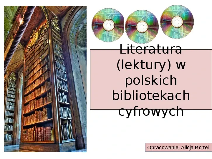 Biblioteka cyfrowa - Slide 1