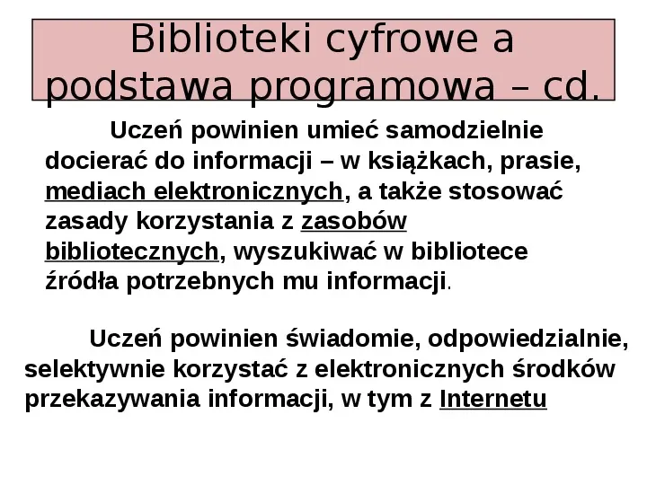 Biblioteka cyfrowa - Slide 15