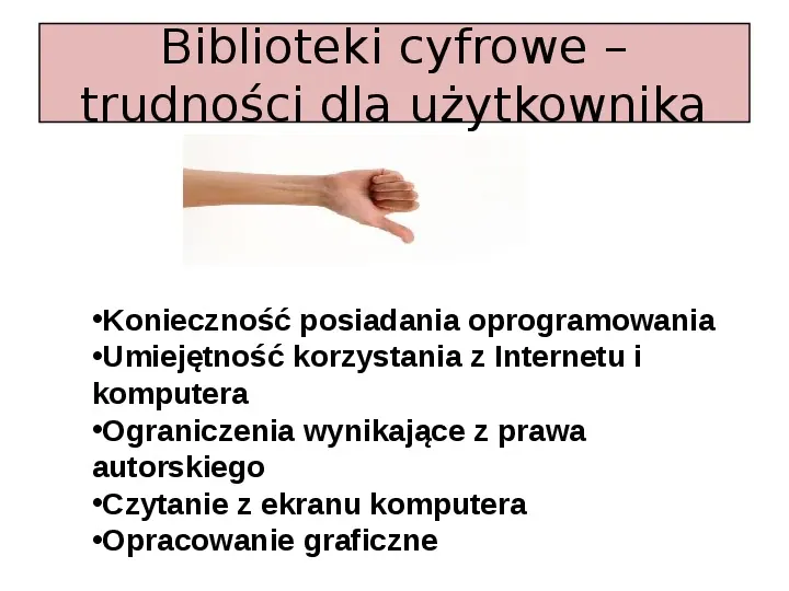 Biblioteka cyfrowa - Slide 18