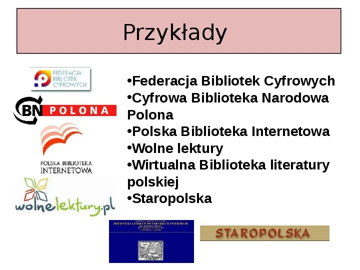 Biblioteka cyfrowa - Slide 22