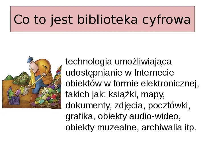 Biblioteka cyfrowa - Slide 7
