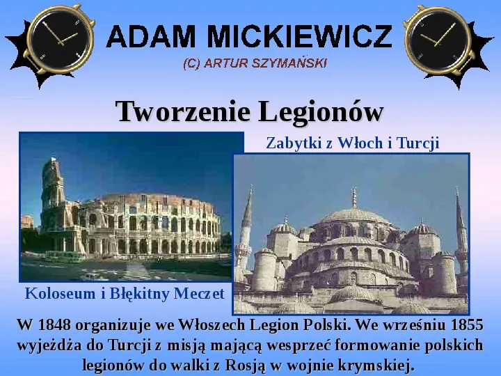 Życie i twórczość Adama Mickiewicza - Slide 12