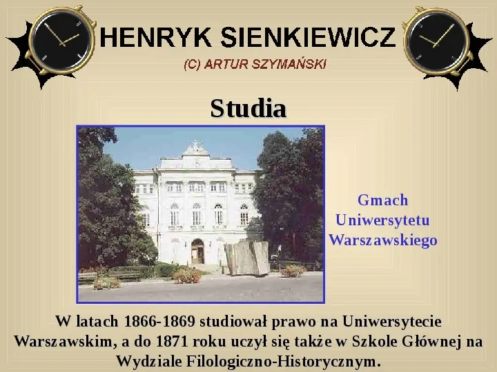 Henryk Sienkiewicz: życie i twórczość - Slide 3