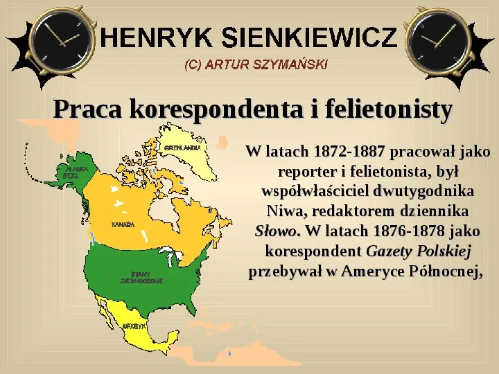 Henryk Sienkiewicz: życie i twórczość - Slide 4