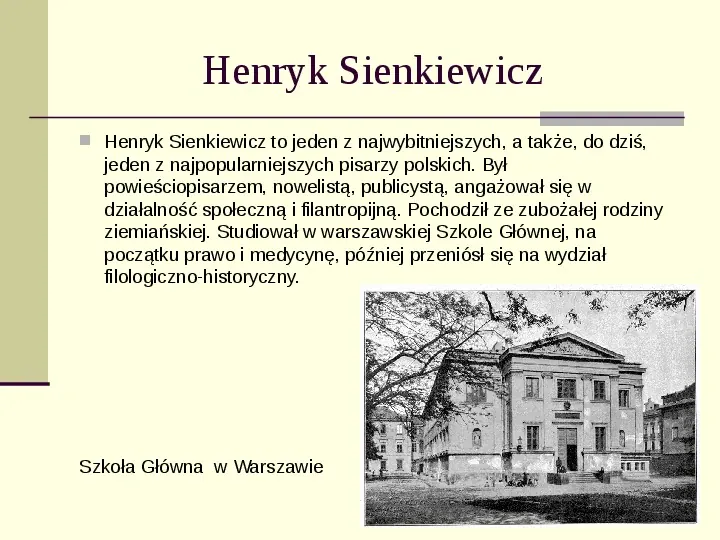 Henryk Sienkiewicz - Slide 2