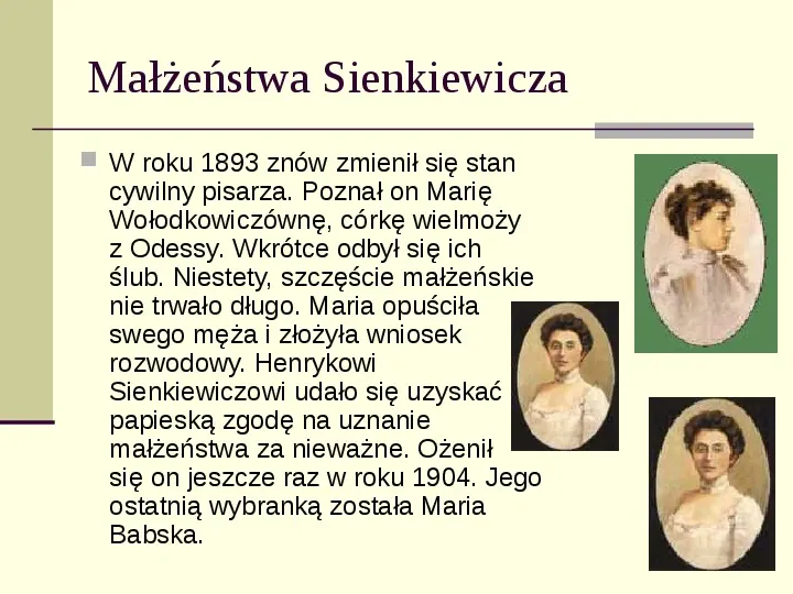 Henryk Sienkiewicz - Slide 20