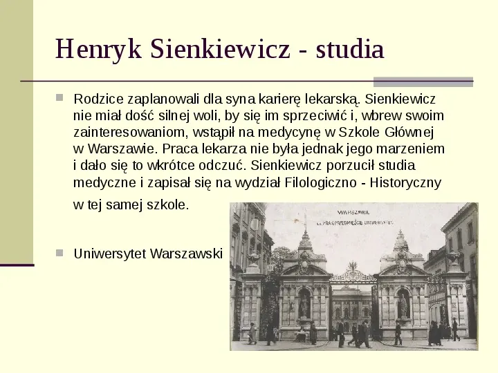 Henryk Sienkiewicz - Slide 5