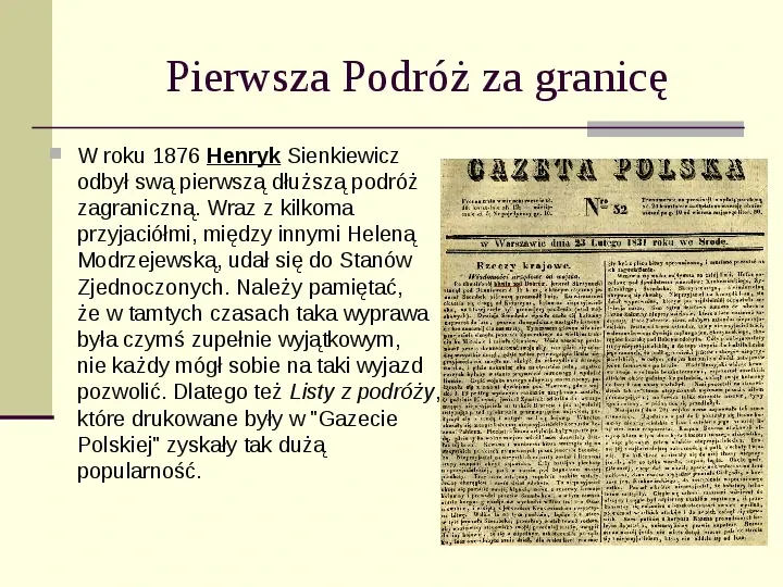 Henryk Sienkiewicz - Slide 8