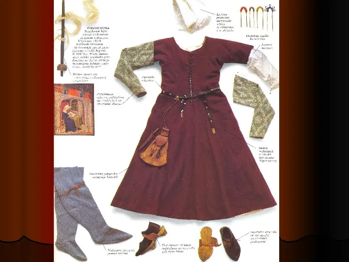 Moda damska w średniowieczu - Slide 3