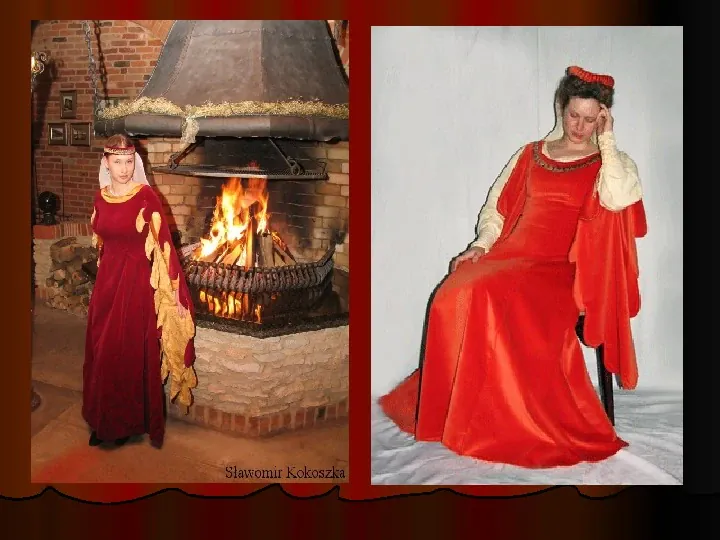 Moda damska w średniowieczu - Slide 7