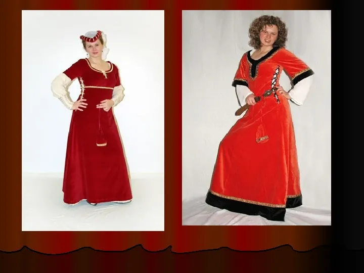 Moda damska w średniowieczu - Slide 8