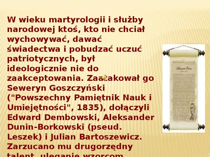 ALEKSANDER FREDRO NAJWIĘKSZY POLSKI KOMEDIOPISARZ - Slide 15