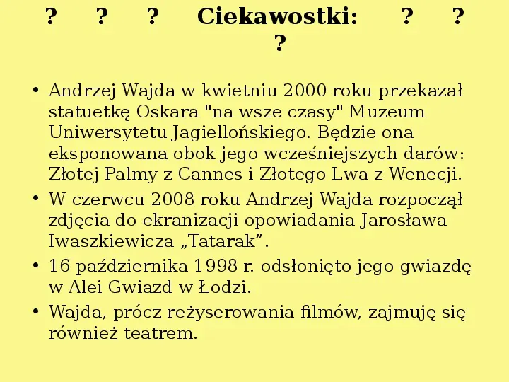 Andrzej Wajda - Slide 28