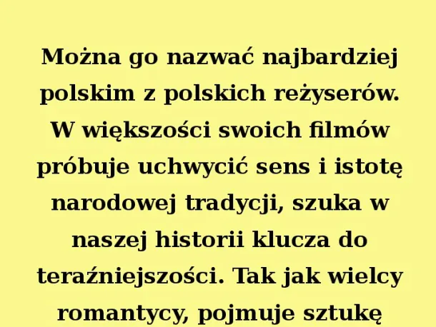 Andrzej Wajda - Slide pierwszy
