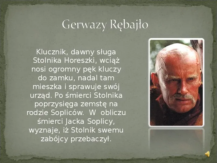 „Pan Tadeusz” - prezentacja bohaterów - Slide 8