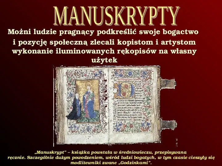 Książka w średniowieczu - Slide 11