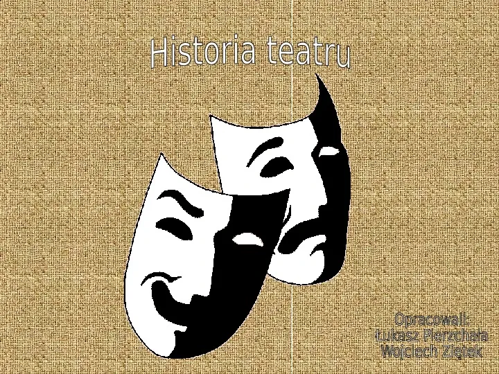 Historia teatru - Slide 1
