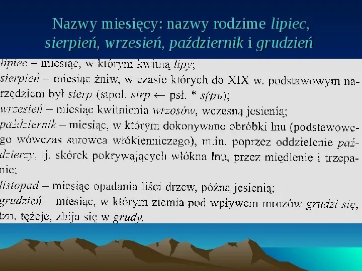 Etymologia jako dyscyplina językoznawcza - Slide 19