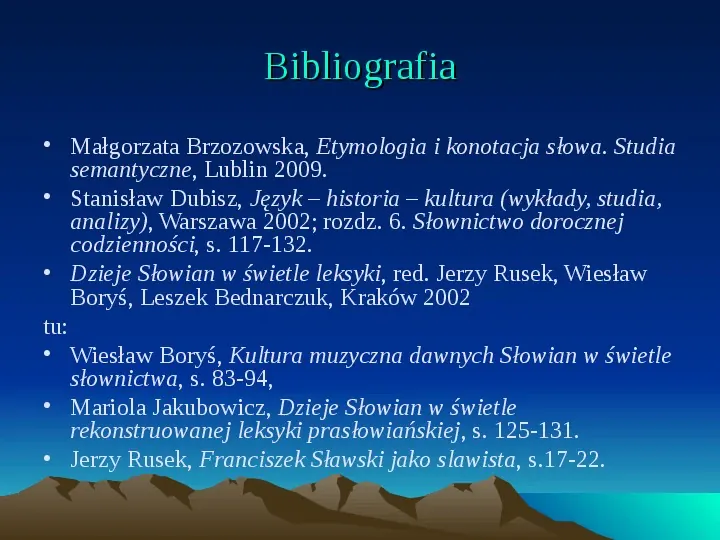 Etymologia jako dyscyplina językoznawcza - Slide 2