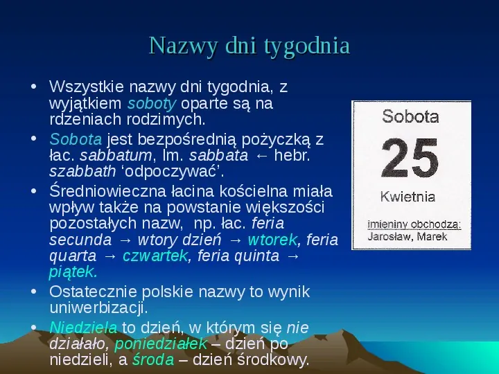 Etymologia jako dyscyplina językoznawcza - Slide 20