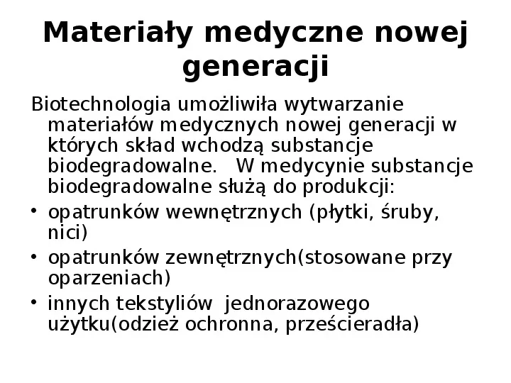 Biotechnologia a medycyna - Slide 8