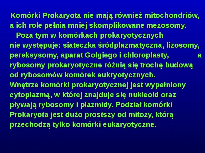 Komórki Prokaryotyczne i Eukaryotyczne -  Budowa i Różnice - Slide 3