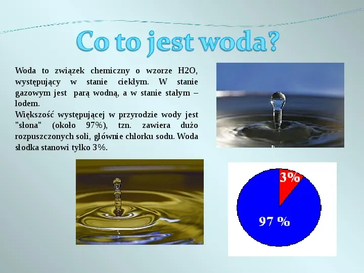 Trzy stany skupienia wody - Slide 2