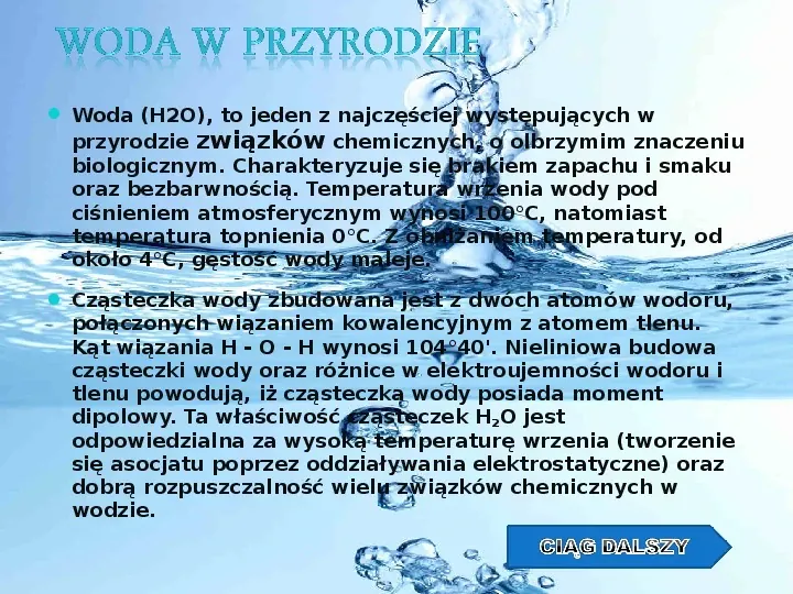 Woda w przyrodzie - Slide 2