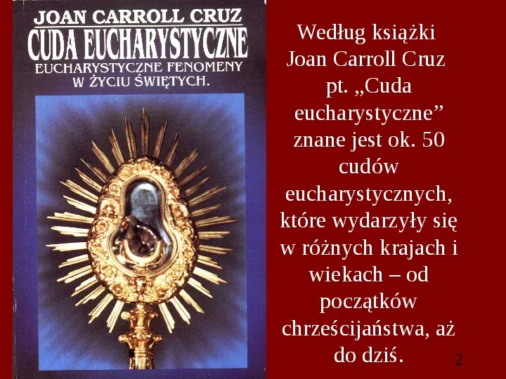 Cuda Eucharystyczne w Lanciano - Slide 2