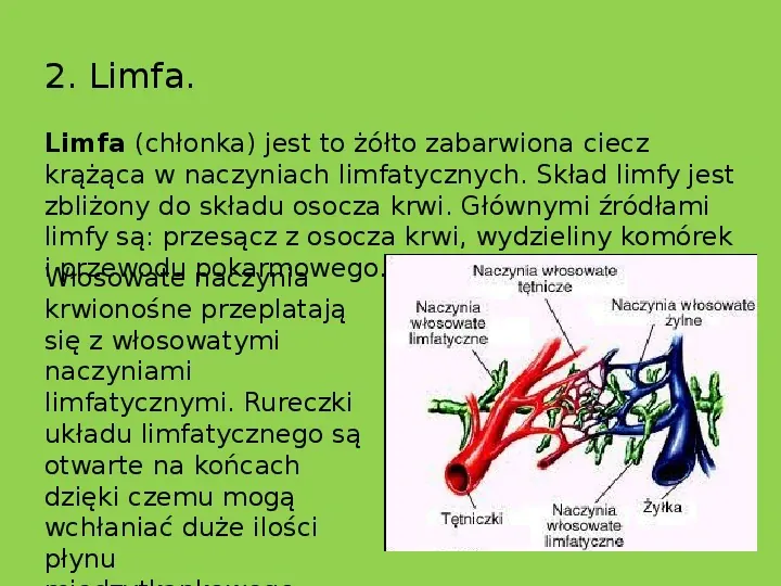 Układ limfatyczny i odporność organizmu - Slide 5