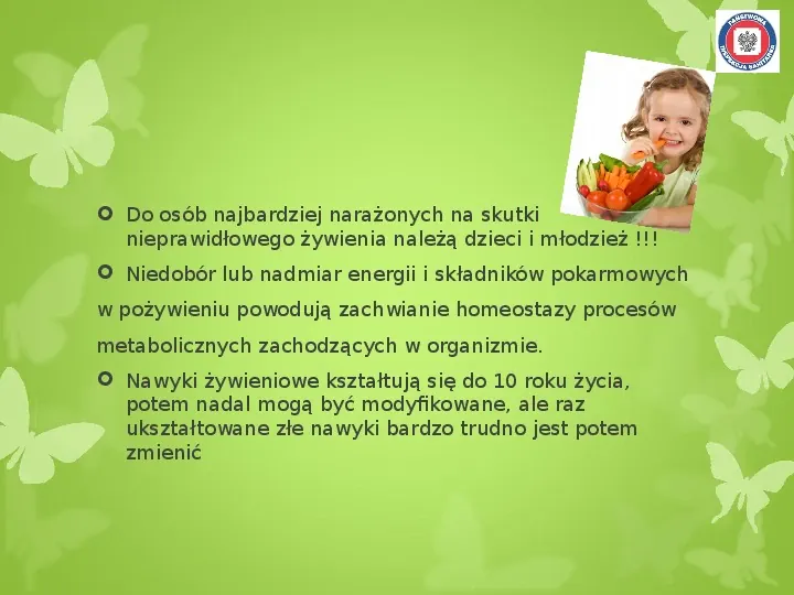 Zasady żywienia dzieci i młodzieży - Slide 5