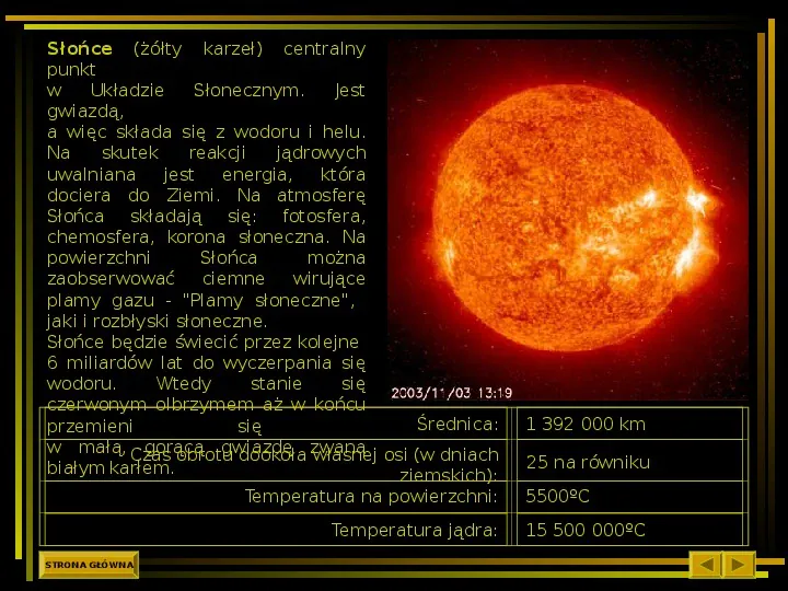 Układ Słoneczny - Slide 15
