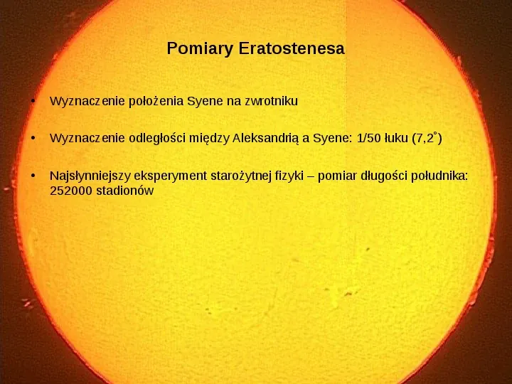 Fizyka starożytna: dwie metody pomiaru odległości Słońca od Ziemi - Slide 11