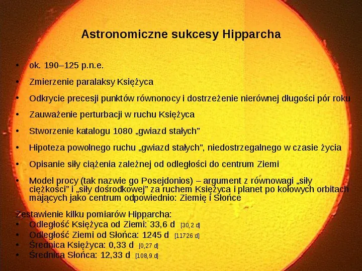 Fizyka starożytna: dwie metody pomiaru odległości Słońca od Ziemi - Slide 15